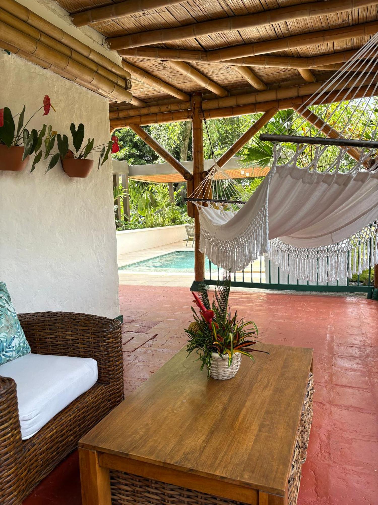 Hacienda Bambusa El Caimo Exteriör bild